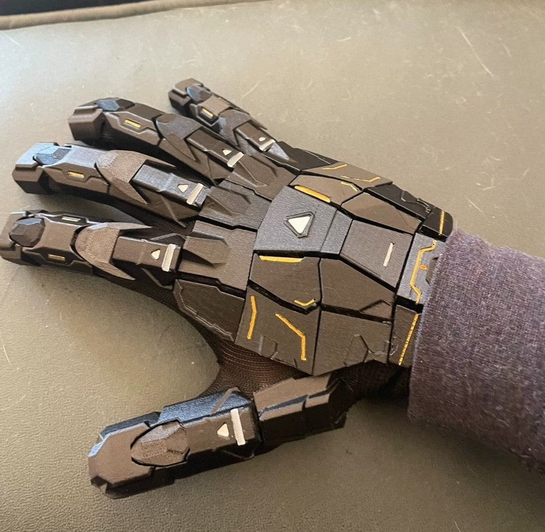 These are 3D gloves I made myself.
