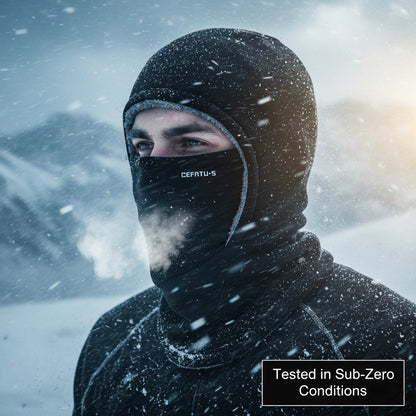 Diseño original: gorro, mascarilla y calentador de cuello de invierno 3 en 1 a prueba de viento