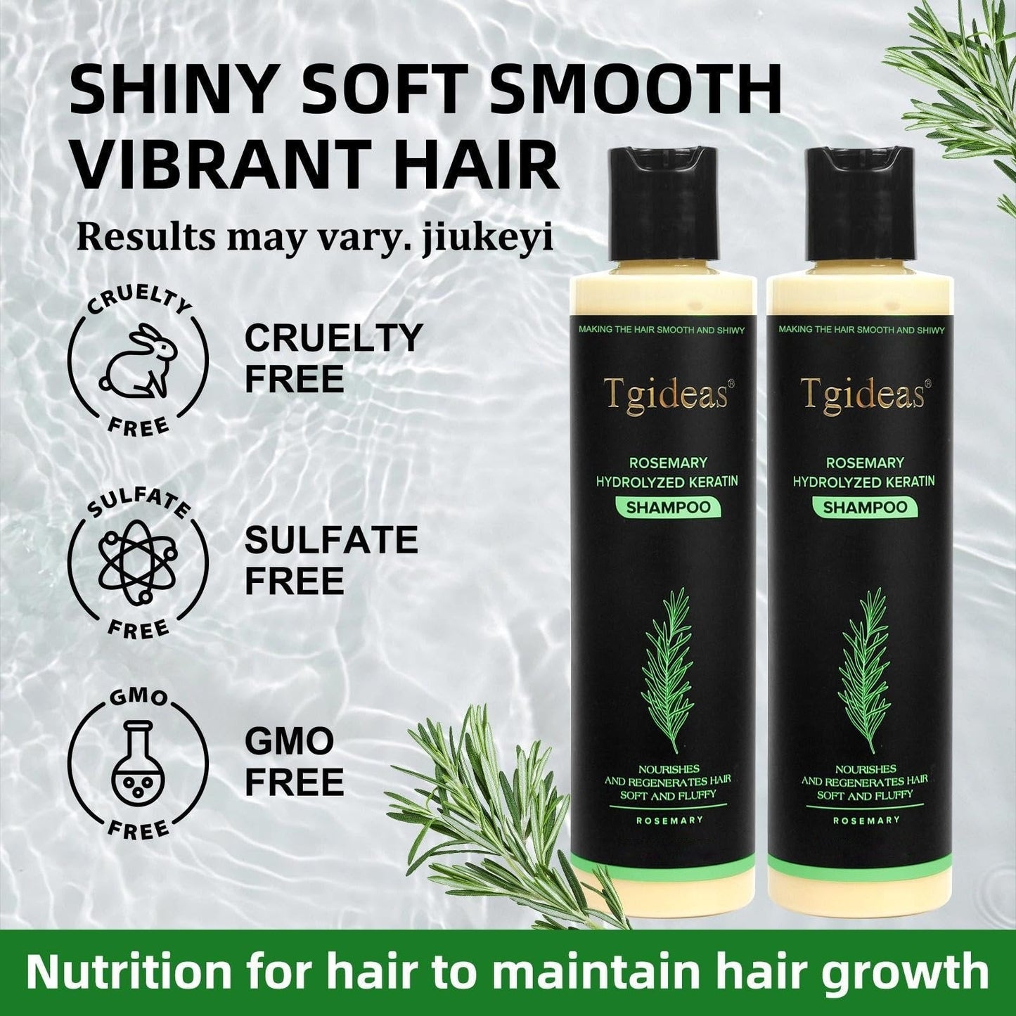 🌱 Organic Rosemary Hair Growth Shampoo